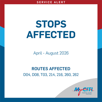 stops affected